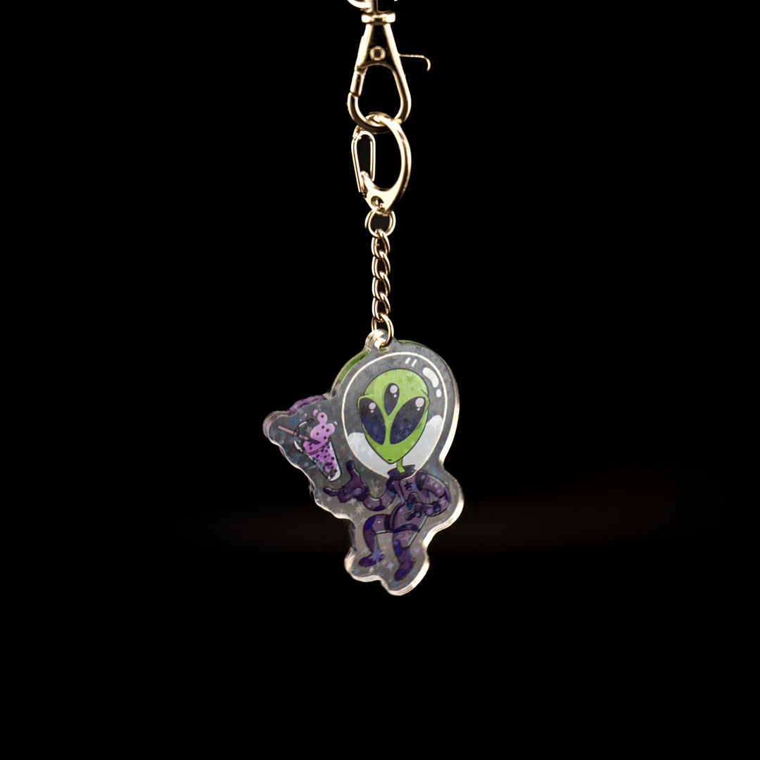 Alien Boba Keychain