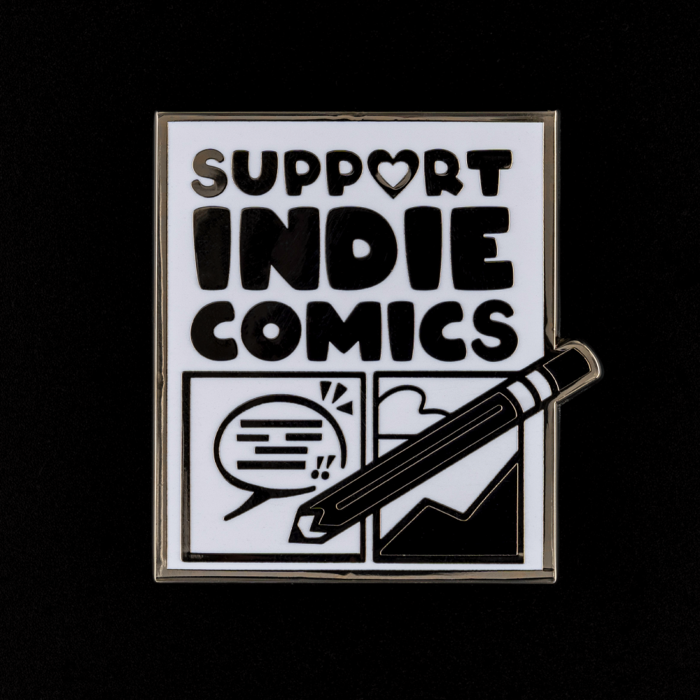 Support Indie Artists Enamel Pins