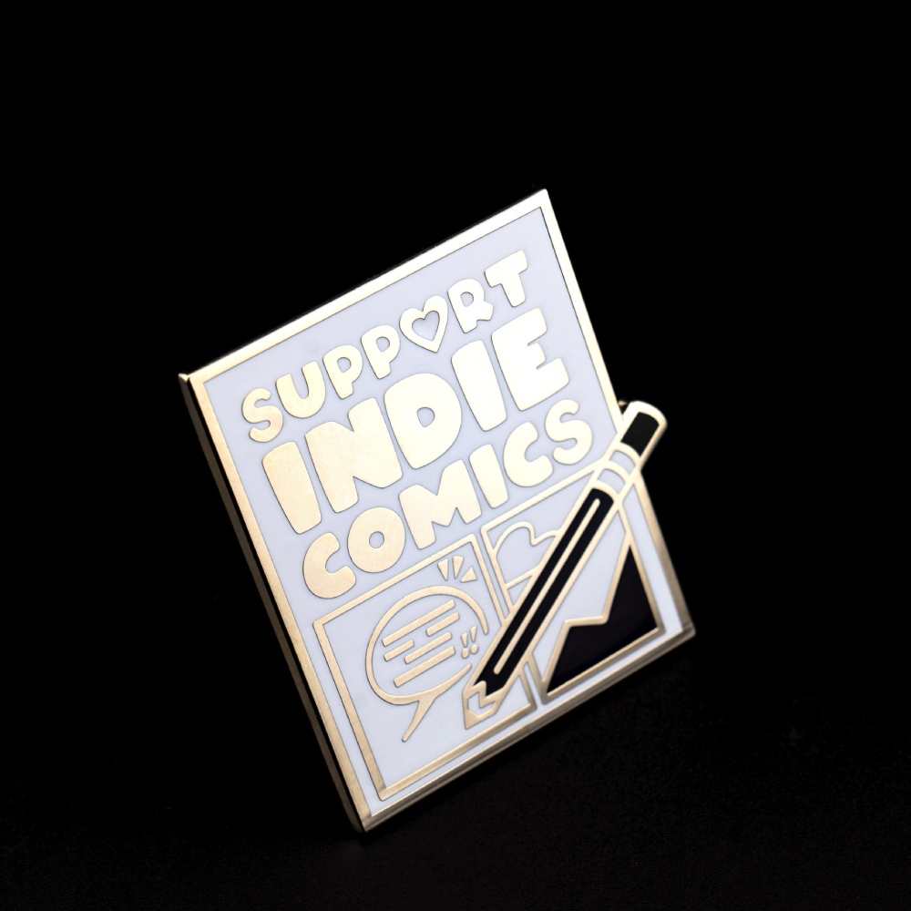 Support Indie Artists Enamel Pins