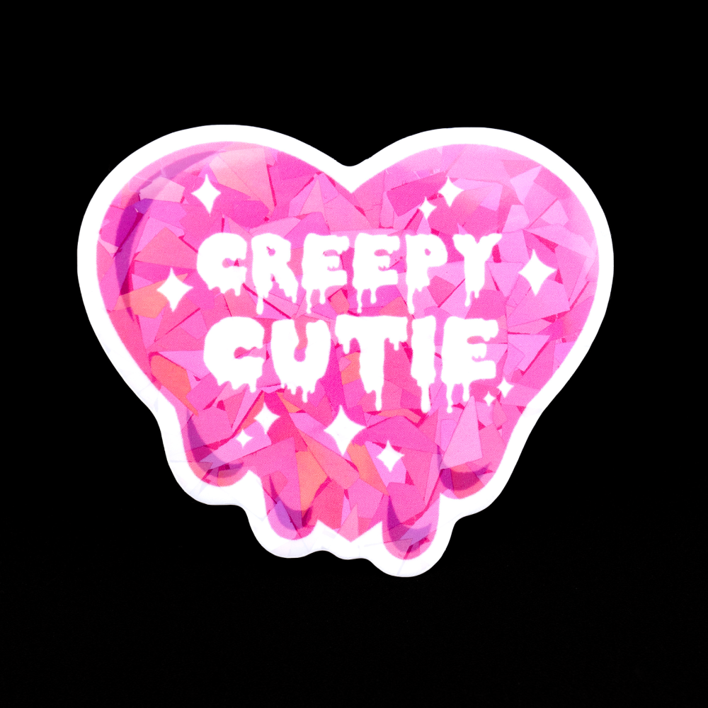 Creepy Cutie Holographic Sticker