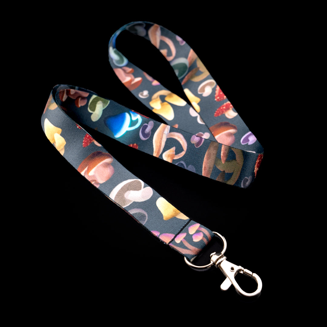 Mushroom Pattern Lanyard