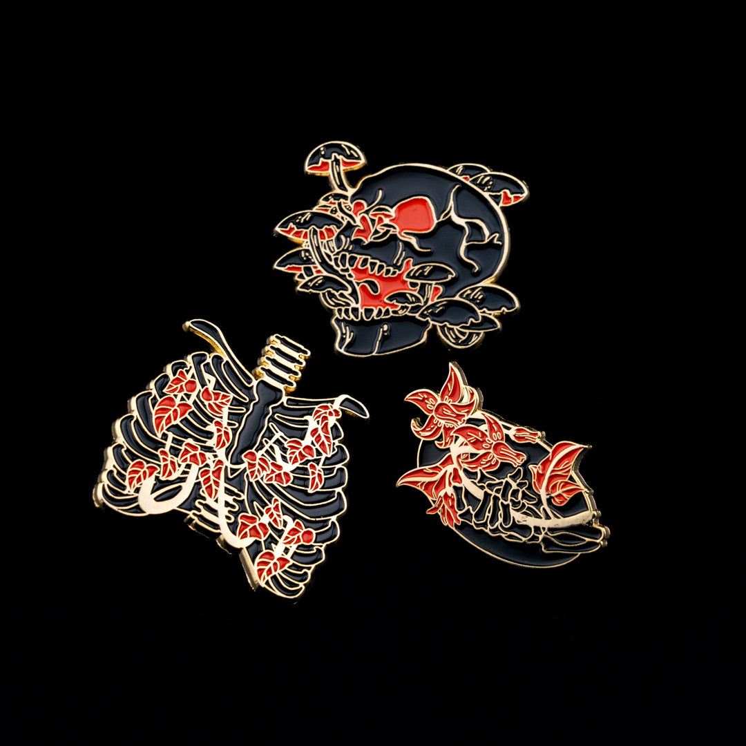 Onyx Decay Enamel Pins