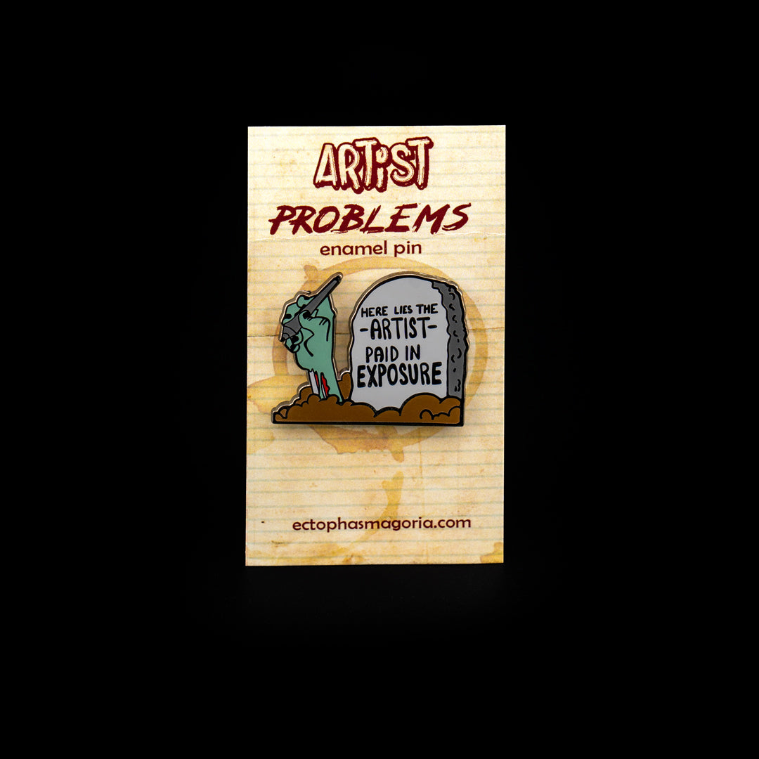 Paid In Exposure Enamel Pin