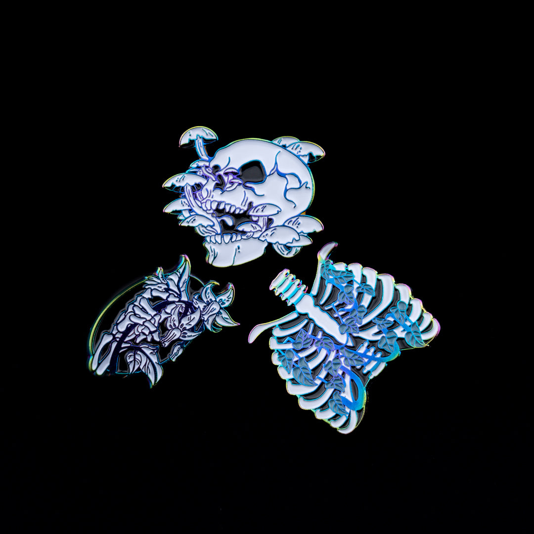 Rainbow Decay Enamel Pins