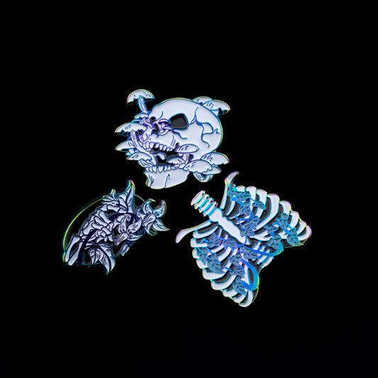 Rainbow Decay Enamel Pins