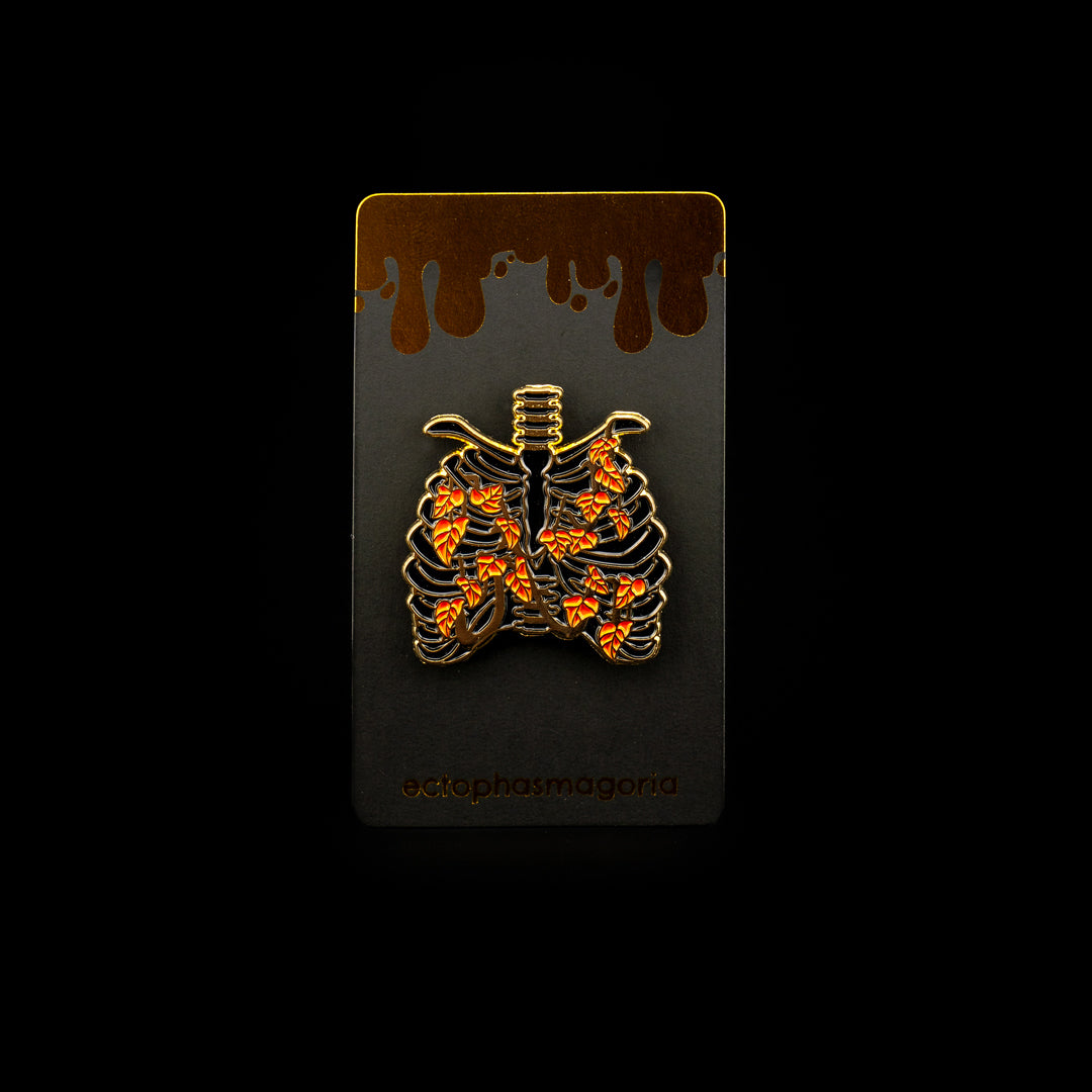 Black & Gold Scorpion Enamel Pin