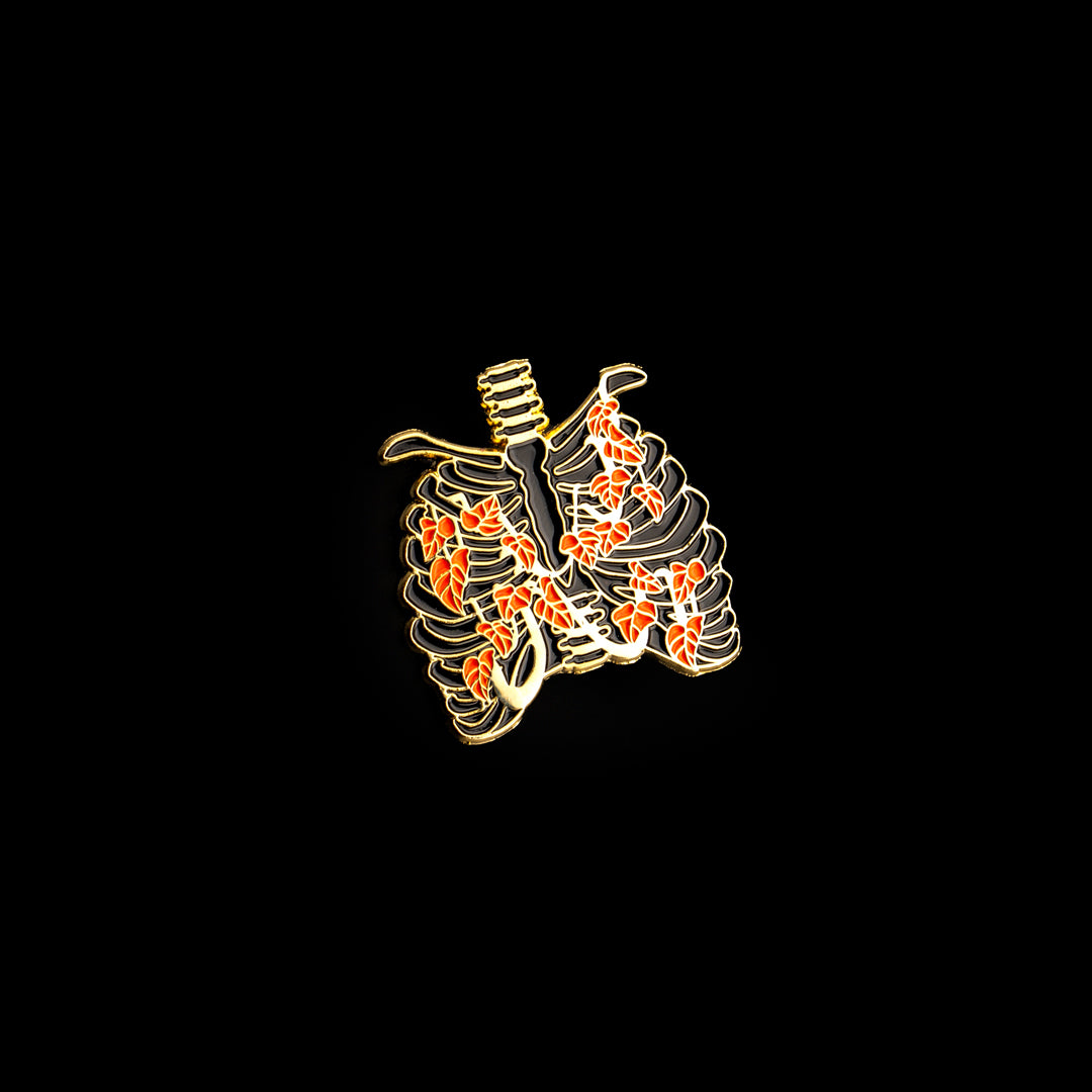 Black & Gold Scorpion Enamel Pin