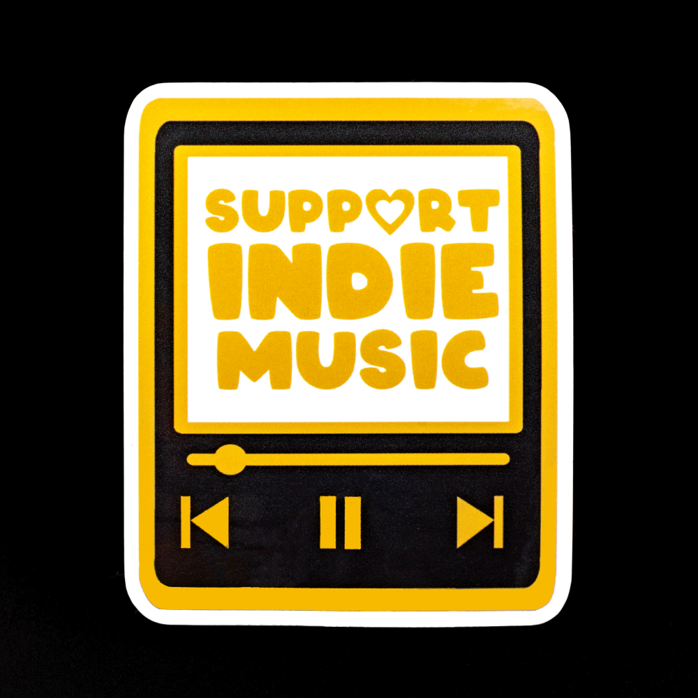 Support Indie Artist Stickers