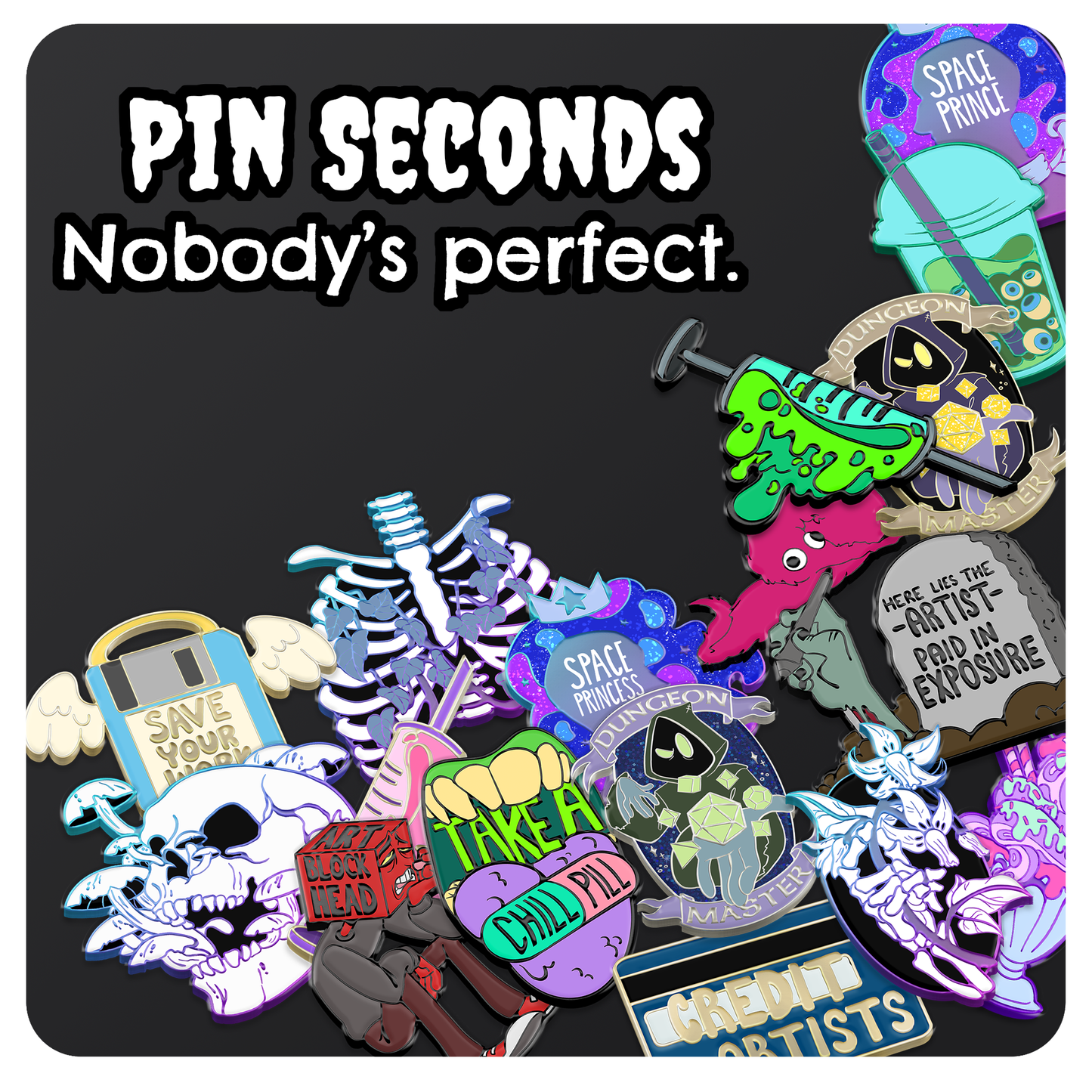 Enamel Pin SECONDS!